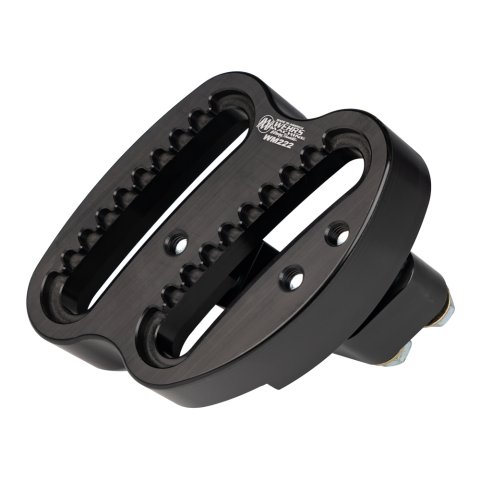 Panhard Bar Bracket - Frame Mount - Clamp-On - Aluminum - Black Anodized - 2 in Square Tubing - Kit