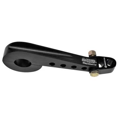 Steering Column Bracket - 1-3/4 in Diameter Tube - Clamp / Bolt-On - 6-3/4 in Length - Aluminum - Black Anodized - Each