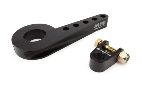 Steering Column Bracket - 1-3/4 in Diameter Tube - Clamp-On - 6-3/4 in Long - Aluminum - Black Anodized - Each