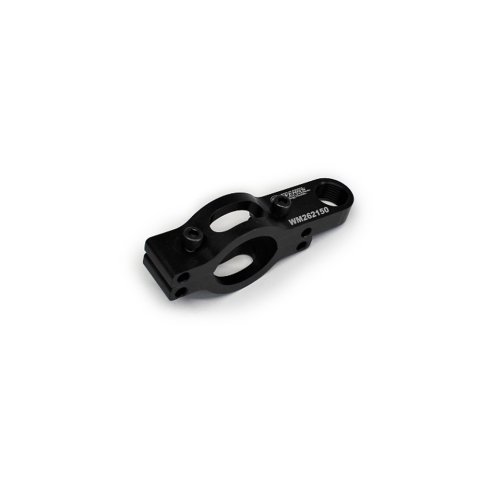 Steering Support Bracket - Bolt-On - 1-3/4 in Tube - 3/4 in Spherical Rod End - Aluminum - Black Anodized - Each