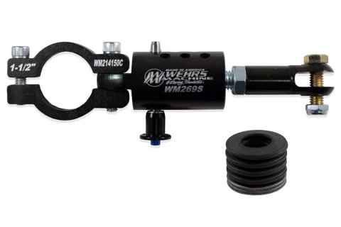 Suspension Limiter Chain Mount - Quick Adjust - Clamp-On - Steel - Black Oxide - 1-1/2 in OD Tube - Each