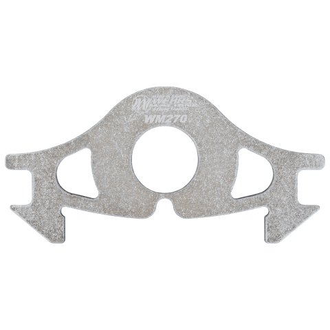 Brake Caliper Spacer - Metric - 0.250 in Thick - Aluminum - Natural - Narrow Rotors - Each