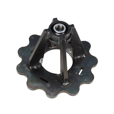 Spring Cup - Upper - Bolt-On - Swivel - 2.5 in Tall - Steel - Black Paint - 5.5 in Springs - Each
