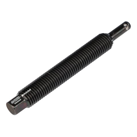 Jack Bolt - 1-8 in Thread - 6 in Long - Quick Release Pin Included - Steel - Black Powder Coat - Each