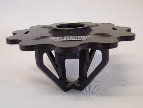 Spring Cup - Short - 5 in Springs - 2-1/2 in Tall - Rear - Steel - Black Paint - Universal - Each