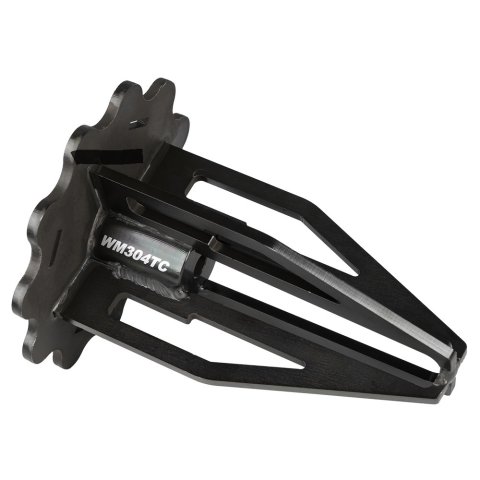 Spring Cup - Driver Side - Upper - Rear - Bolt-On - 6 in Tall - Steel - Black Paint - 5 in OD Spring - Each