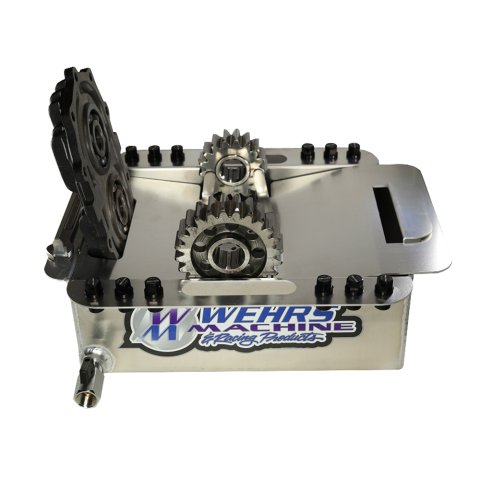 Drain Pan - 14 in Long - 10 in Wide - 4.75 in Deep - Drain Valve - Gear / Rear Cover Inserts - Aluminum - Natural - Each