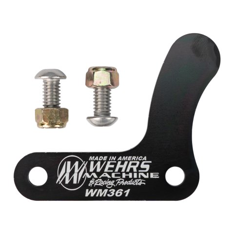 Spring Retainer - Bolt-On - Front - Steel - Black Paint - Each