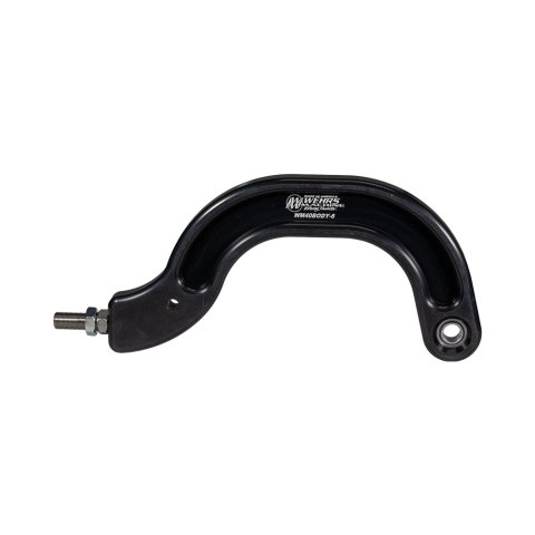 Panhard Bar - J-Style - Body Only - 14.5 in Long - 5 in Drop - Aluminum - Black Anodized - Universal - Each