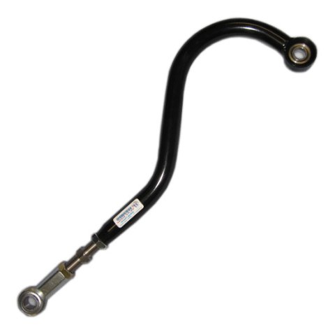 Panhard Bar - J-Style - Adjustable - 20 to 22 in Long - Spherical Rod Ends - Steel - Black Powder Coat - Universal - Each
