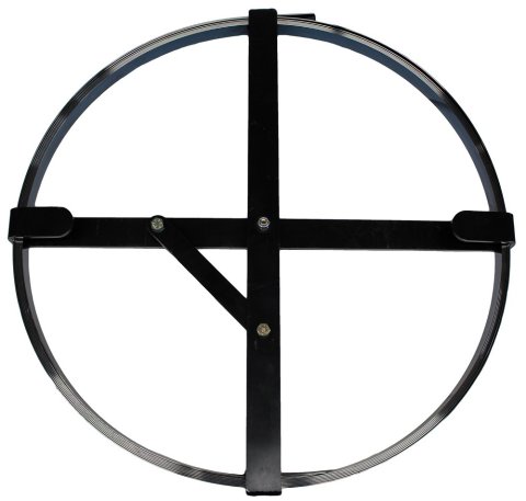 Spring Steel Coil Holder - Single Roll - Steel - Black oxide - Each