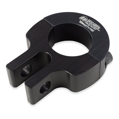 Suspension Limiter Bracket - 1/2 in Slot - Aluminum - Black Anodized - 1-3/4 in Tube - Each