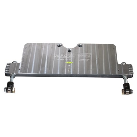 Toe-In Plates - 26 x 9.25 in Plates - 1 in Thick - Aluminum - Clear Anodized - Each