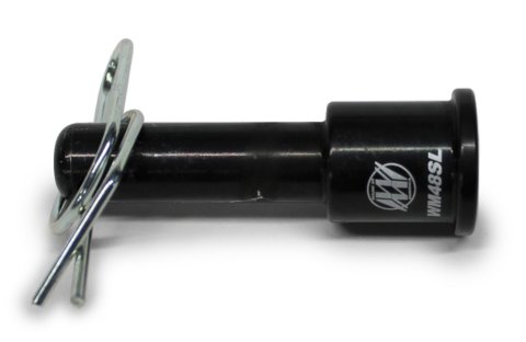 Shock Mount Pin - Long - 2.375 in Long - Steel - Black Paint - Each