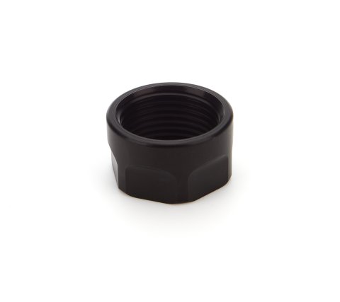 Jam Nut - 1-1/8-12 in Right Hand Thread - Aluminum - Black Anodized - Set of 4