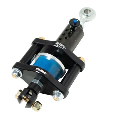 Suspension Limiter - Quick Adjust Pin - Single Bushing Style - 65 Durometer Bushing Included - Aluminum - Black Anodized - Kit