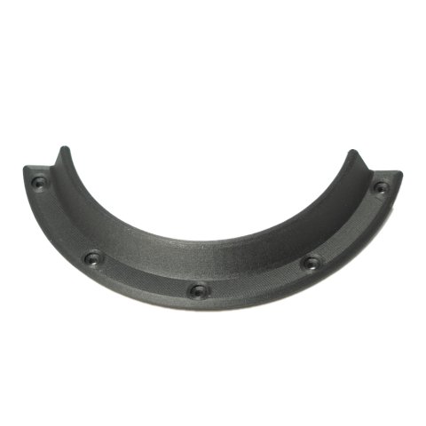 Mud Deflector - Rivet-On - Plastic - Gray - Rear End Filler Tanks - Each