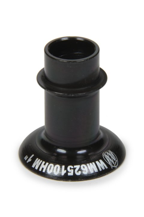 Rod End Bushing - 5/8 to 1/2 in Bore - High Misalignment - 1.000 in Long - Steel - Black Oxide - Each