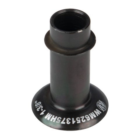 Rod End Bushing - 5/8 to 1/2 in Bore - High Misalignment - 1.375 in Long - Steel - Black Oxide - Each