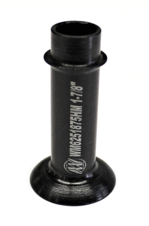 Rod End Bushing - 5/8 to 1/2 in Bore - High Misalignment - 1-7/8 in Long - Steel - Black Oxide - Each