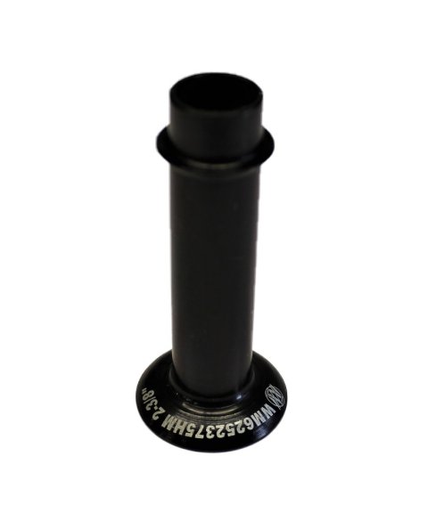 Rod End Bushing - 5/8 in to 1/2 in Bore - High Misalignment - 2-3/8 in Long - Steel - Black Oxide - Each