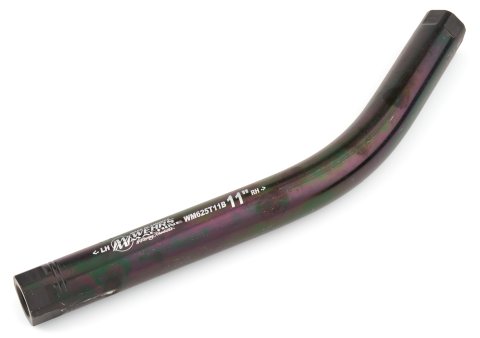 Suspension Tube - Bent - 1 in OD - 11 in Long - 5/8-18 in Female Thread - Steel - Black Oxide - Each