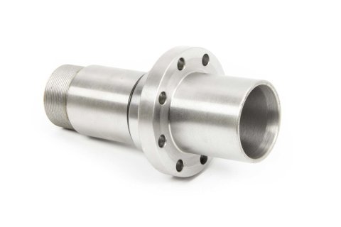 Rear Axle Snout - Bolt-On - 1.5 Degree Camber - 8-Bolt Flange - Bearing Sleeve - O-Ring - Steel - 2 in Pin 5 x 5 Hubs - Each