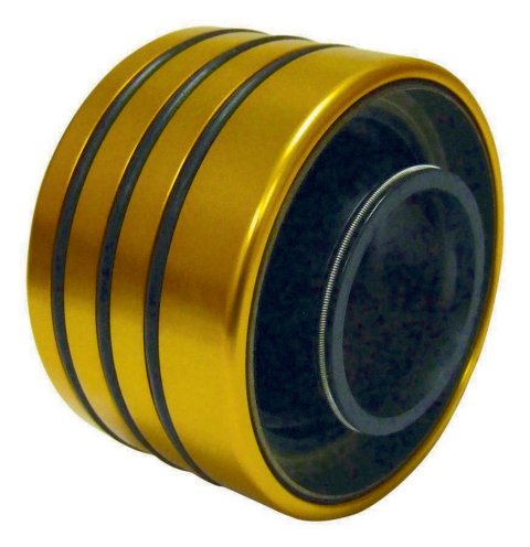 Axle Housing Seal - Inner - O-Ring - 2.525 in OD - 1.19 in ID - 1.625 in Thick - Aluminum - Gold Anodized - 2.500 in ID Aluminum Axle Tube - Each