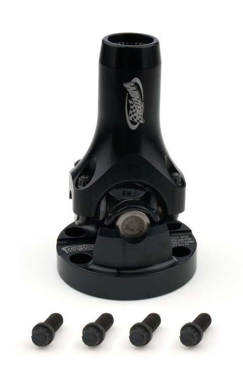 U-Joint Assembly - Hercules - 32 Spline to 4-Bolt Flange - Spicer Greasable 5-153X U-Joint - Aluminum - Kit