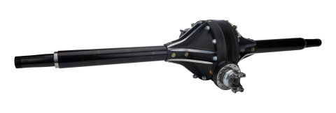 Rear Axle Assembly - XR1 - Wide 5 - 10 in Ring Gear - 4.12 Ratio - 69.625 in Wide - Centered - Aluminum Center - Rocket Late Model - Kit