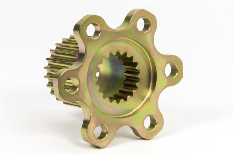Crankshaft Coupler - Standard - 18 Spline - HTD Pulley - Steel - Chevy V8 - Each