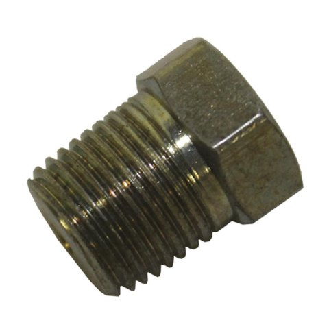 Fitting - Adapter - Straight - 1/8 in NPT Male to 1/4-28 in Female - Steel - Cadmium Plated - Each