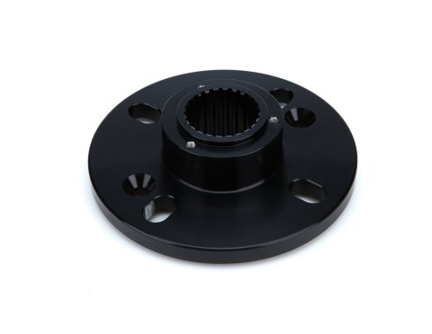 Drive Flange - 4-Bolt Flange - 24 Spline - Aluminum - Black Anodized - Each