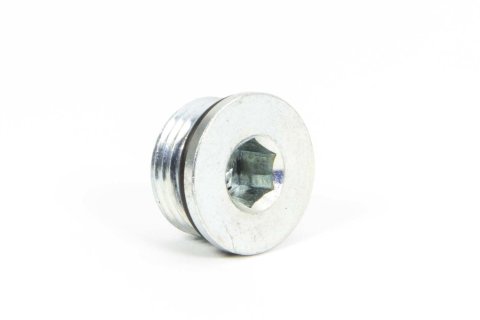 Fill Plug - 10 AN Male Thread - Allen Head - Steel - Zinc Oxide - Falcon Transmission - Each