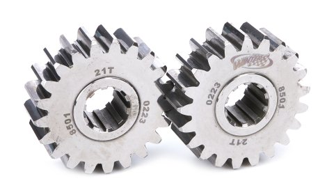 Quick Change Gear Set - 8500 Series - Set 1 - 10 Spline - 4.12 Ratios 4.12 / 4.12 - 4.86 Ratios 4.86 / 4.86 - Steel - Polished - Each