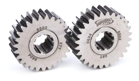Quick Change Gear Set - 8500 Series - Set 2 - 10 Spline - 4.12 Ratios 4.27 / 3.97 - 4.86 Ratios 5.04 / 4.69 - Steel - Polished - Each
