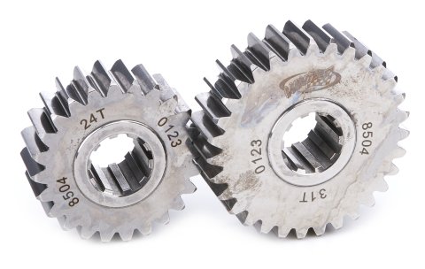 Quick Change Gear Set - 8500 Series - Set 4 - 10 Spline - 4.12 Ratios 5.32 / 3.19 - 4.86 Ratios 6.27 / 3.76 - Steel - Polished - Each