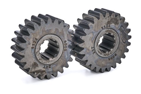 Quick Change Gear Set - 8500 Series - Set 5 - 10 Spline - 4.12 Ratios 4.29 / 3.96 - 4.86 Ratios 5.06 / 4.67 - Steel - Polished - Each