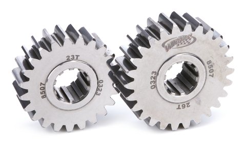 Quick Change Gear Set - 8500 Series - Set 7 - 10 Spline - 4.12 Ratios 4.66 / 3.65 - 4.86 Ratios 5.49 / 4.30 - Steel - Polished - Each