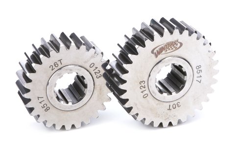 Quick Change Gear Set - 8500 Series - Set 17 - 10 Spline - 4.12 Ratios 4.75 / 3.57 - 4.86 Ratios 5.60 / 4.21 - Steel - Polished - Each