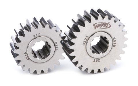 Quick Change Gear Set - 8500 Series - Set 19 - 10 Spline - 4.12 Ratios 4.91 / 3.46 - 4.86 Ratios 5.78 / 4.08 - Steel - Polished - Each