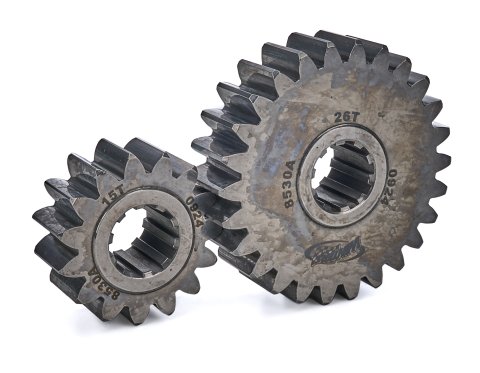 Quick Change Gear Set - 8500 Series - Set 30A - 10 Spline - 4.12 Ratios 7.14 / 2.38 - 4.86 Ratios 8.42 / 2.80 - Steel - Polished - Each