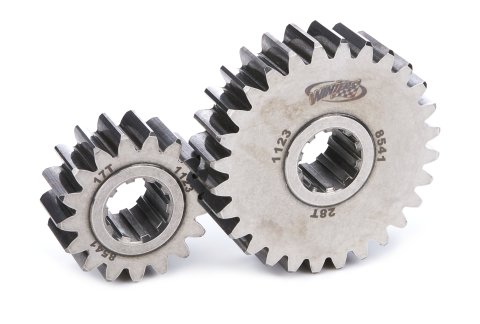 Quick Change Gear Set - 8500 Series - Set 41 - 10 Spline - 4.12 Ratios 6.81 / 2.50 - 4.86 Ratios 8.00 / 2.95 - Steel - Polished - Each