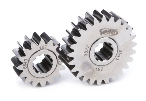 Quick Change Gear Set - 8500 Series - Set 43 - 10 Spline - 4.12 Ratios 6.44 / 2.64 - 4.86 Ratios 7.59 / 3.11 - Steel - Polished - Each