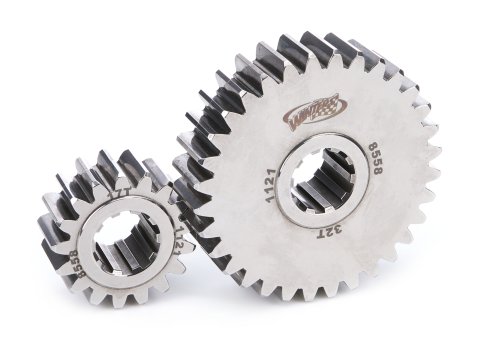 Quick Change Gear Set - 8500 Series - Set 58 - 10 Spline - 4.12 Ratios 7.76 / 2.19 - 4.86 Ratios 9.14 / 2.58 - Steel - Polished - Each