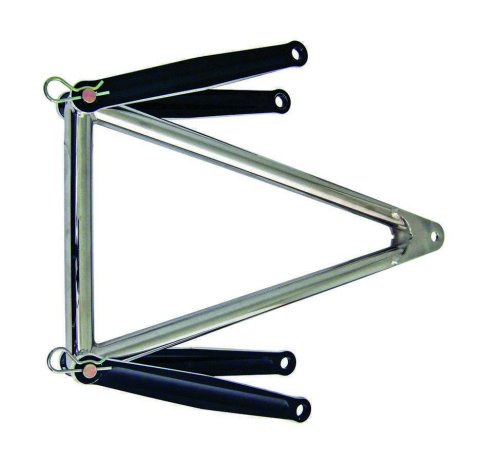 Jacobs Ladder - 13.625 in Long - Hardware / Straps - Chromoly - Black / Chrome Anodized - Sprint Car - Kit