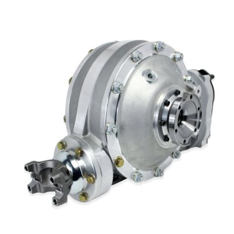 Rear Axle Assembly - No Tubes - Forged Side Bells - 10 in Ring Gear - 4.12 Ratio Standard - 32 Spline Shaft - Aluminum - Natural - Each
