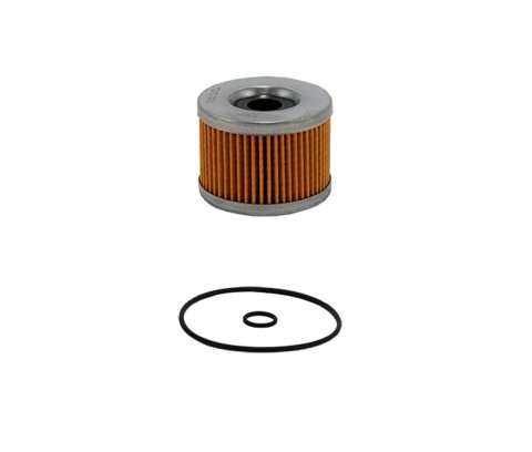Oil Filter - Cartridge - 2.205 in Tall - 3.028 in Diameter - 25 Micron - Honda / Kawasaki / Triumph Motorcycles - Each