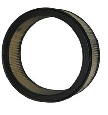 Air Filter Element - Round - 14 in Diameter - 4 in Tall - Wire Mesh Included - Paper - White - Each