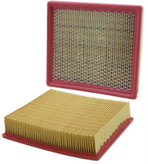 Air Filter Element - Panel - 10.75 x 10 in - 2.384 in Tall - Paper - Dodge Cummins - Ram Fullsize Truck 2003-09 - Each